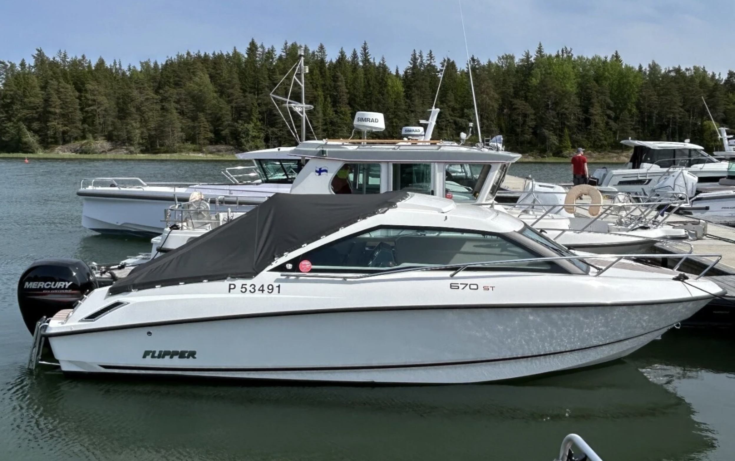 Flipper 670 ST med Mercury 150 hk från 2017 / 3 113 kr/mån - Bild 2