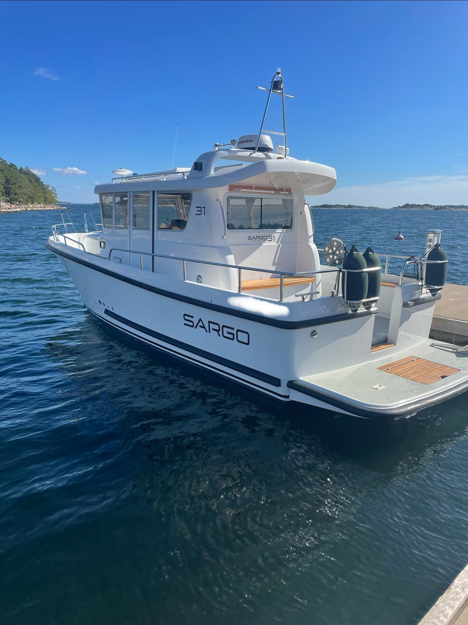 Sargo 31 med Volvo Penta D6 370 hk från 2014 / Mycket välutrustad!